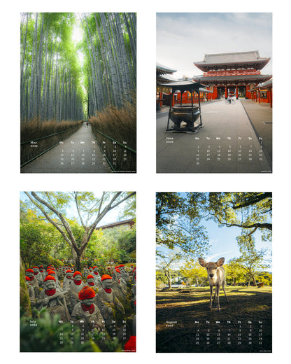 Calendrier 2025 - Édition Japon